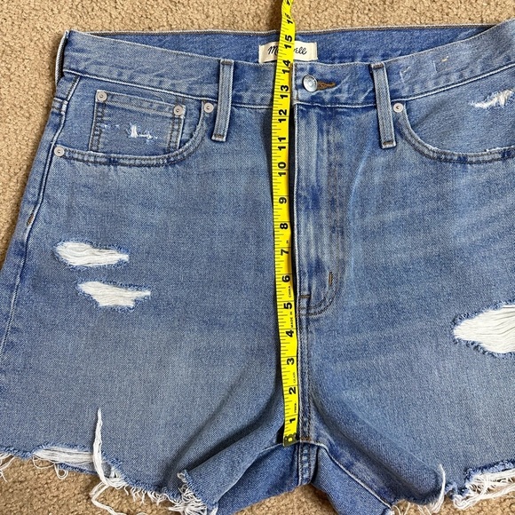 NWOT Madewell The MomJean Short Distressed Size 31 - Picture 12 of 12